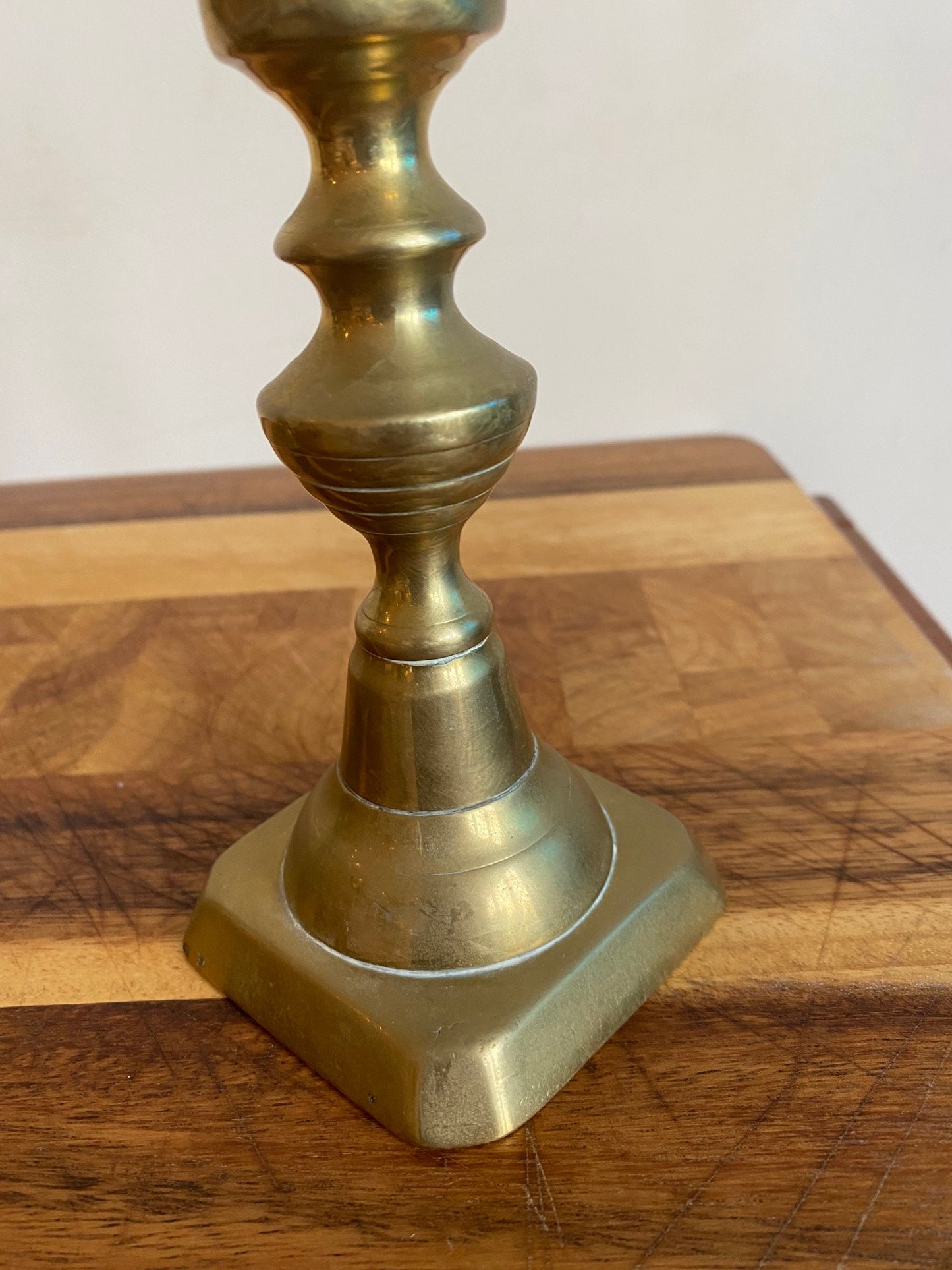 Vintage Brass Candle Holder, Mid Century Brass Candlestick Holder, Vintage Candleholder, Brass Candlestick, Vintage Brassware, Vintage Table