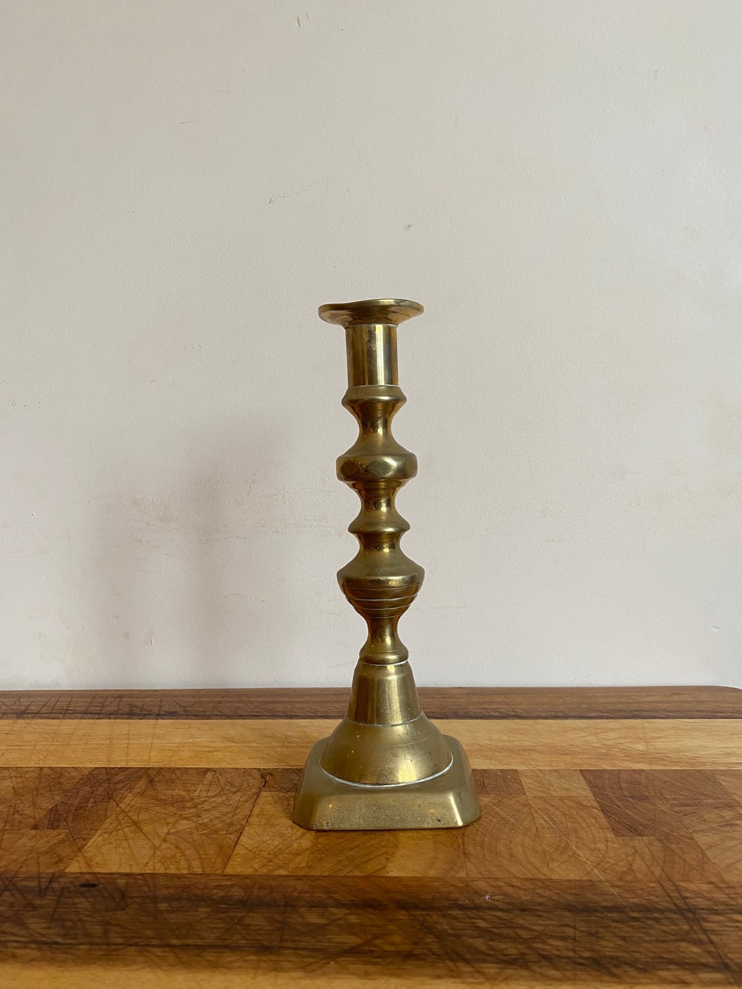 Vintage Brass Candle Holder, Mid Century Brass Candlestick Holder, Vintage Candleholder, Brass Candlestick, Vintage Brassware, Vintage Table