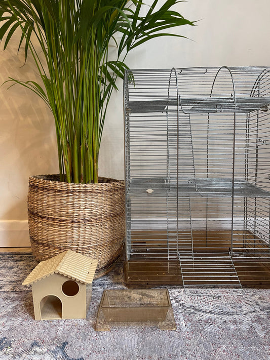 Vintage Fer-Plast Small Animal Home | Vintage Hamster Cage | Vintage Rat Cage | Vintage Mouse Cage | Vintage Gerbil Cage | Pet Prop