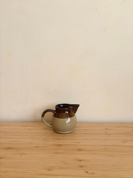 Vintage Milk Jug | Mid Century Milk Jug | Vintage Milk Creamer | Small Jug | Brown Milk Jug | Vintage Tea Set | Mid Century Tea Set