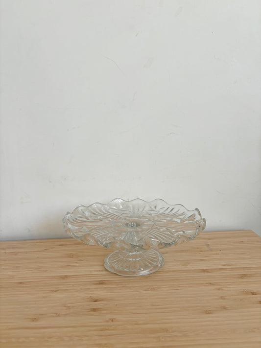 Vintage Cake Stand | Glass Cake Stand | Vintage Glassware | Vintage Afternoon Tea | Glass Cake Stand | Vintage Cake Holder | Vintage Gift