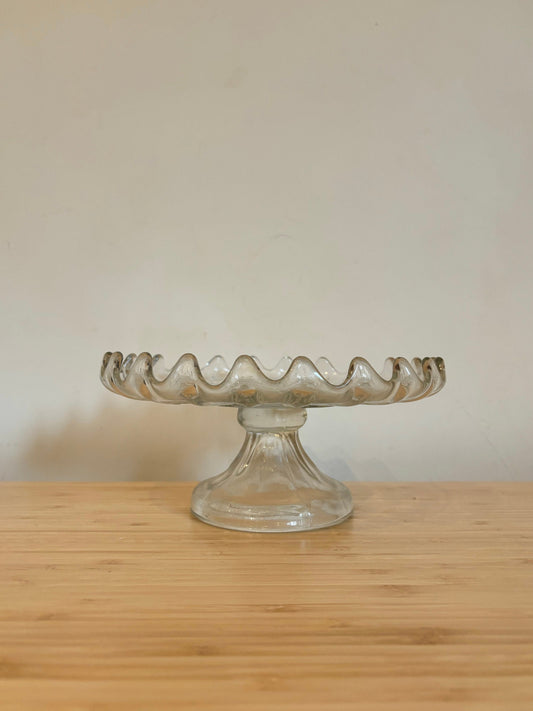 Vintage Glass Cake Stand | Vintage Ornate Cake Stand | Vintage Gift | Vintage Afternoon Tea | Elegant Cake Stand | Cake Plate Cake Pedestal